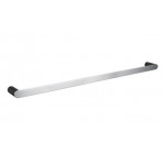 Esperia Black & Chrome Solid Brass Single Towel Rail 800mm Esperia Black & Chrome Solid Brass Single Towel Rail 800mm